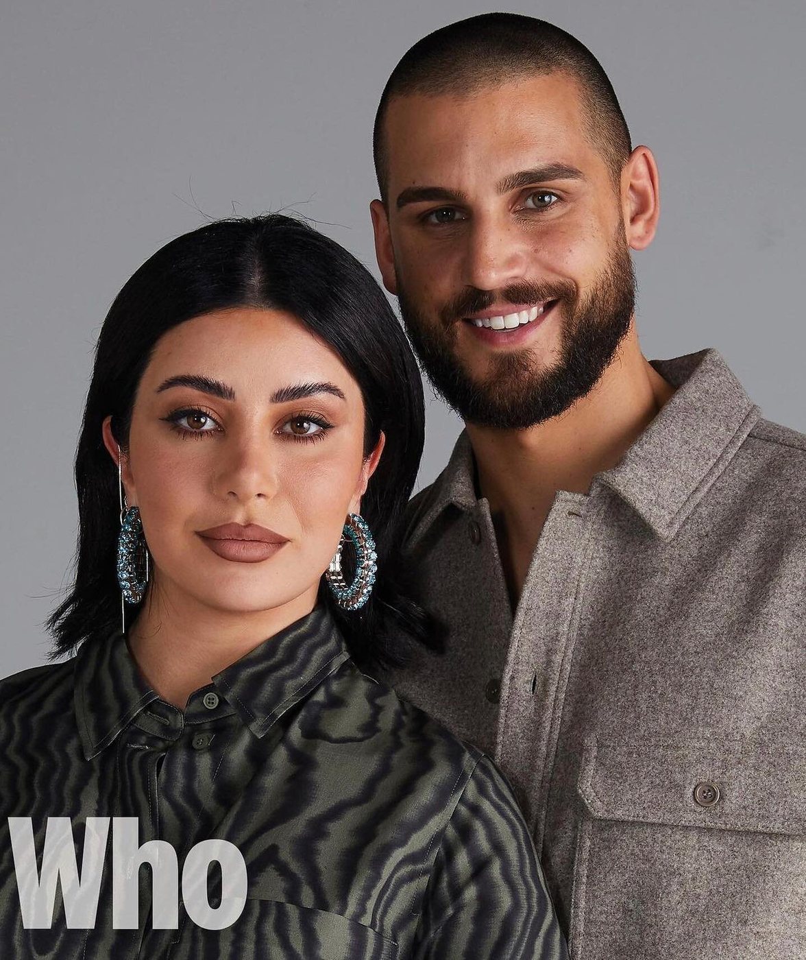 Couple photographed for WHO magazine, brows by Suzie Mcintosh Brows